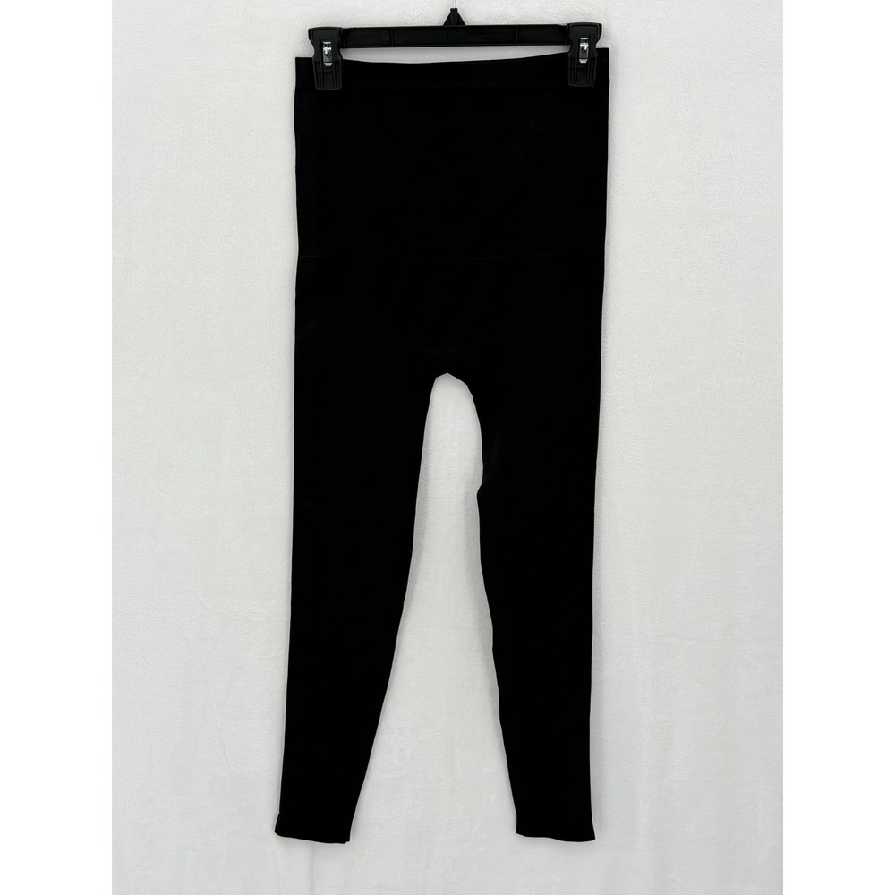Spanx Leggings Womens Large Black Look At‎ Me Now Seamless Shaping Essentials
